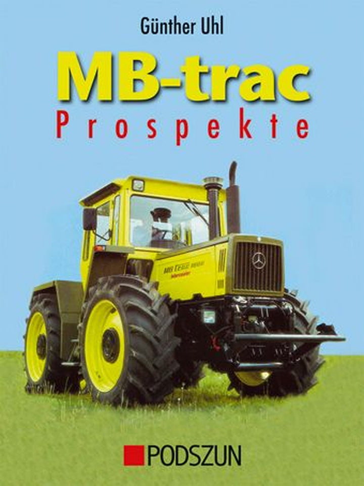 MB-trac Prospekte, Buchcover