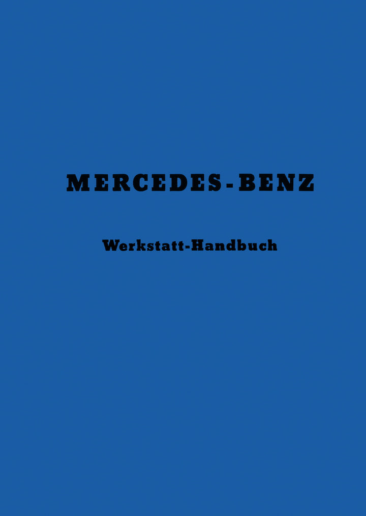 Mercedes-Benz Ponton Werkstatthandbuch 180 190 219 220, Buchcover