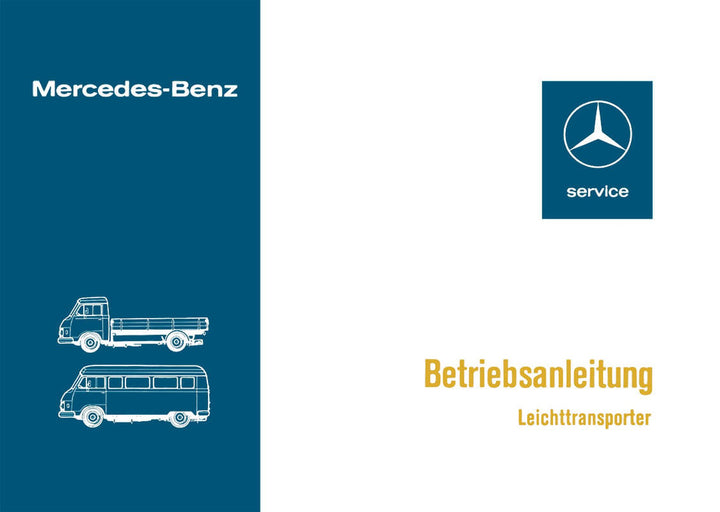 Mercedes-Benz L 206 D und L 306 D Betriebsanleitung, Buchcover
