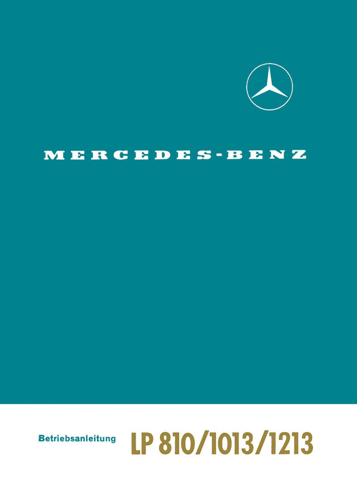 Mercedes Benz LP 810, 1013, 1230, Betriebsanleitung, Buchcover