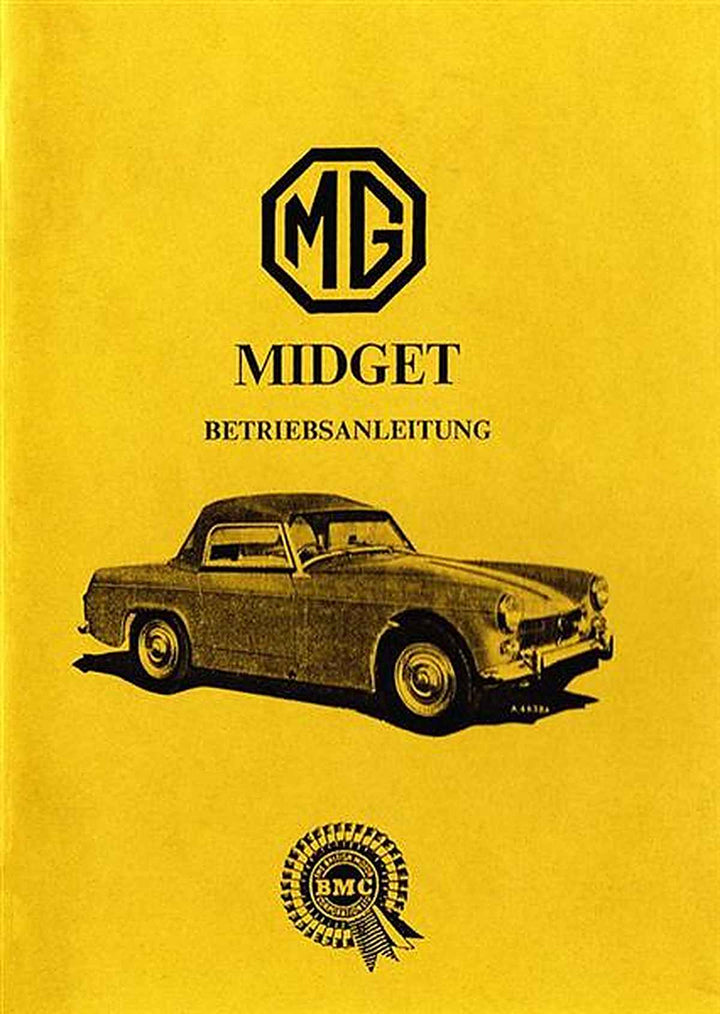 MG Midget Betriebsanleitung, Buchcover