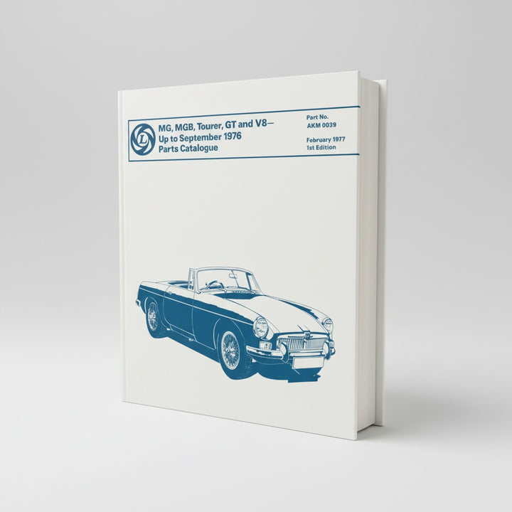 MGB, Tourer, GT and V8- Up To September 1976 Parts Catalogue