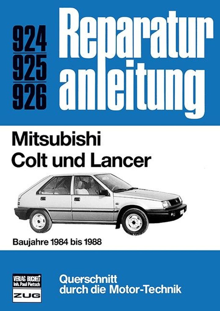 Mitsubishi Colt und Lancer - Reparaturbuch, Buchcover