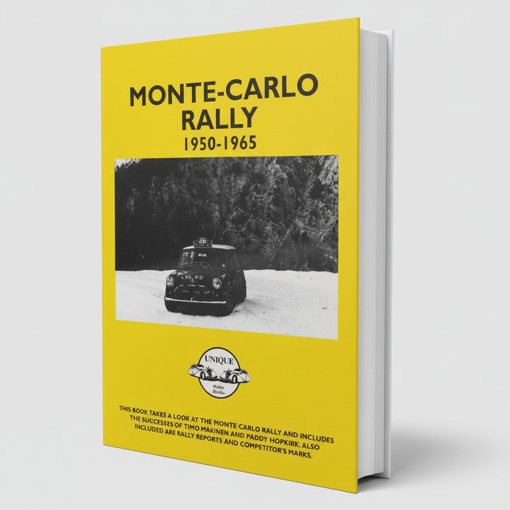 Monte-Carlo Rally 1950-1965, Buchcover