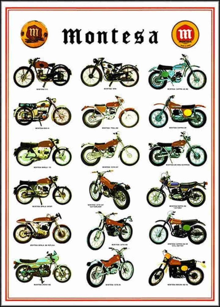 Montesa Poster, Poster-Motiv