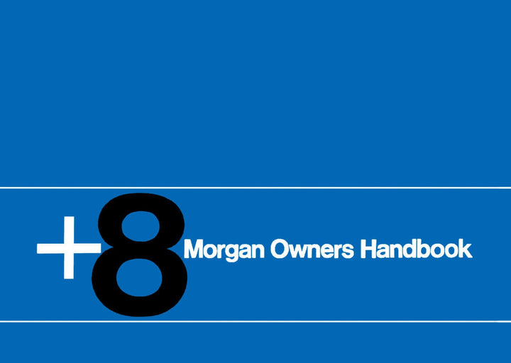 Morgan Plus 8 Betriebsanleitung, Buchcover