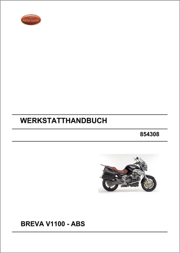 Moto Guzzi Breva V1100 - ABS Werkstatthandbuch, Buchcover