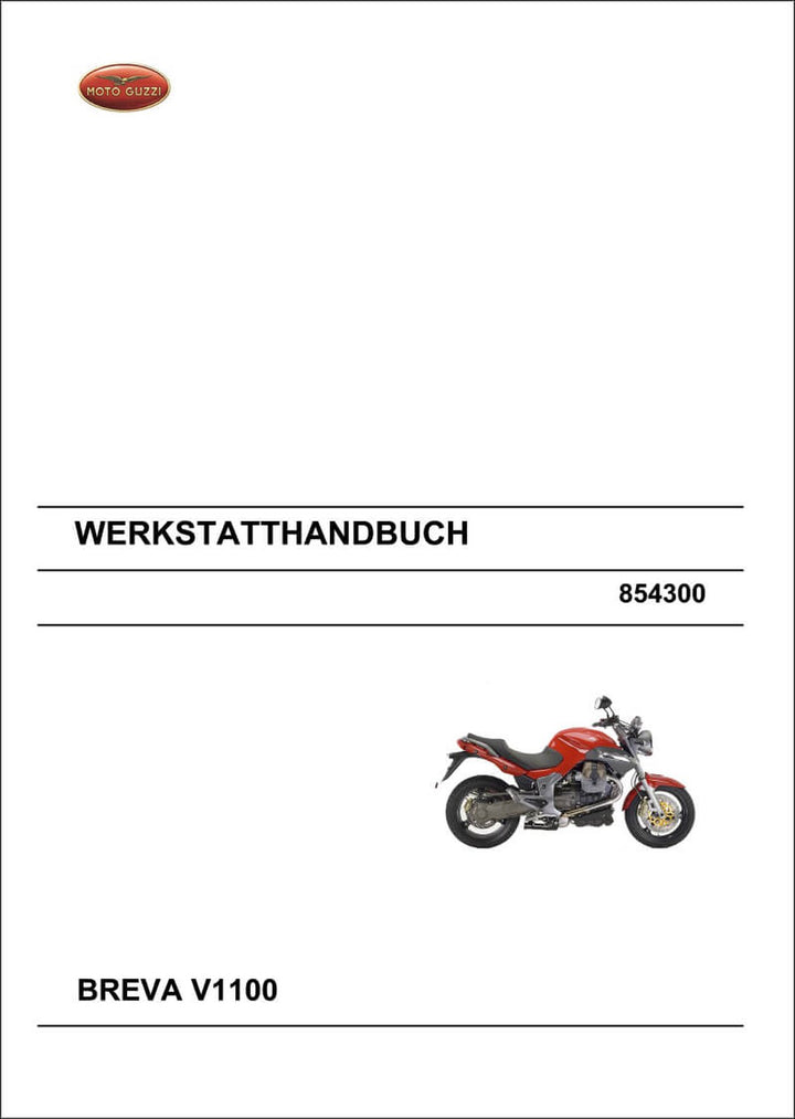 Moto Guzzi Breva V1100 Werkstatthandbuch, Buchcover