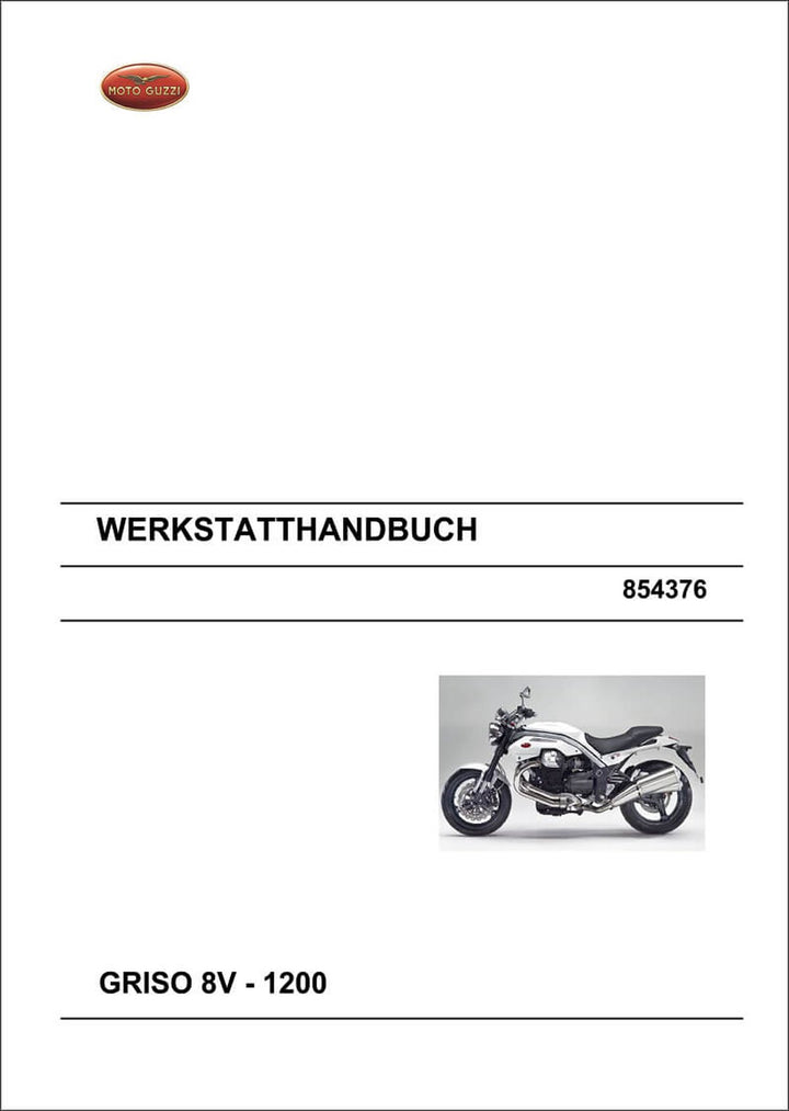 Moto Guzzi Griso 8V - 1200 Werkstatthandbuch, Buchcover