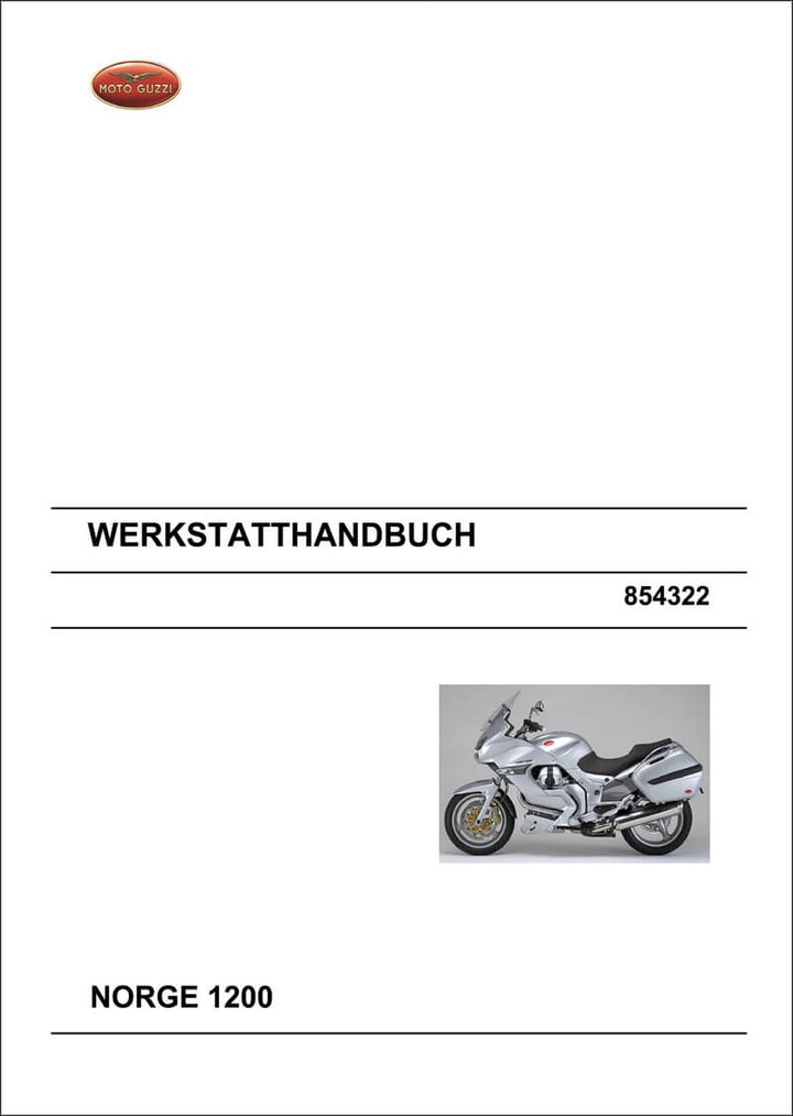 Moto Guzzi Norge 1200 Werkstatthandbuch, Buchcover