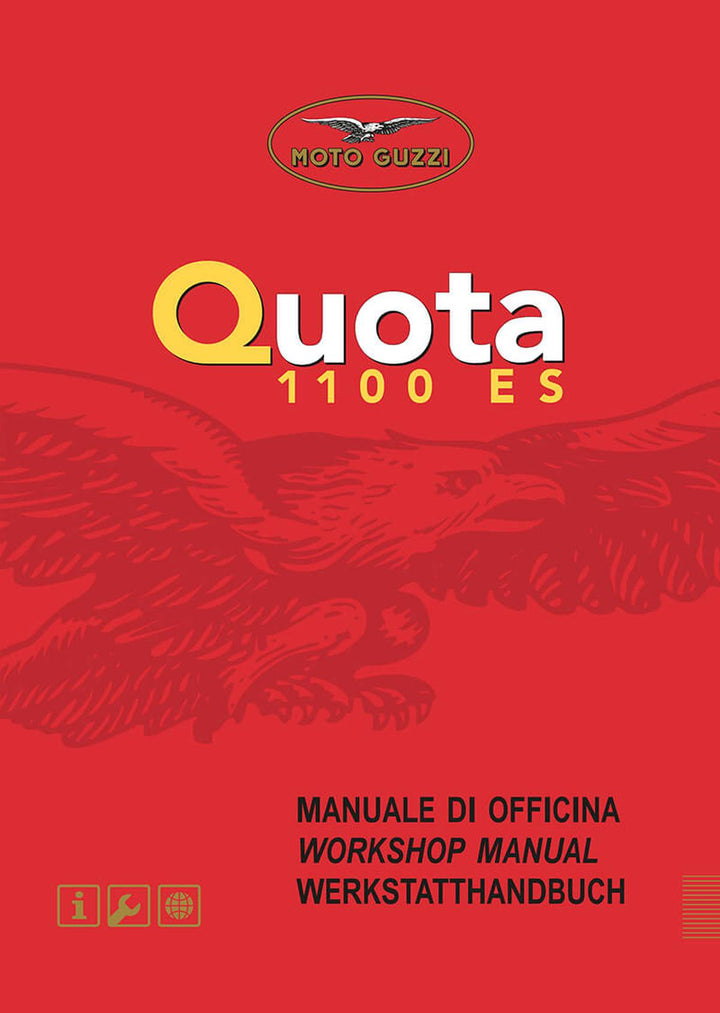 Moto Guzzi Quota 1100ES Werkstatthandbuch, Buchcover