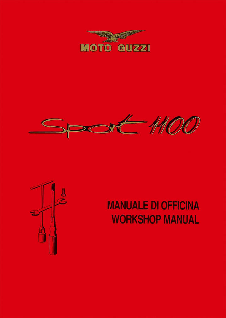 Moto Guzzi Sport 1100 Werkstatt Handbuch, Buchcover