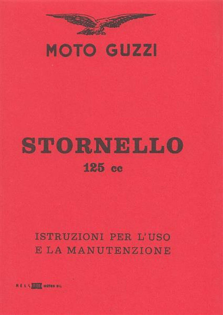Moto Guzzi Stornello 125 cc, Istruziioni per l&