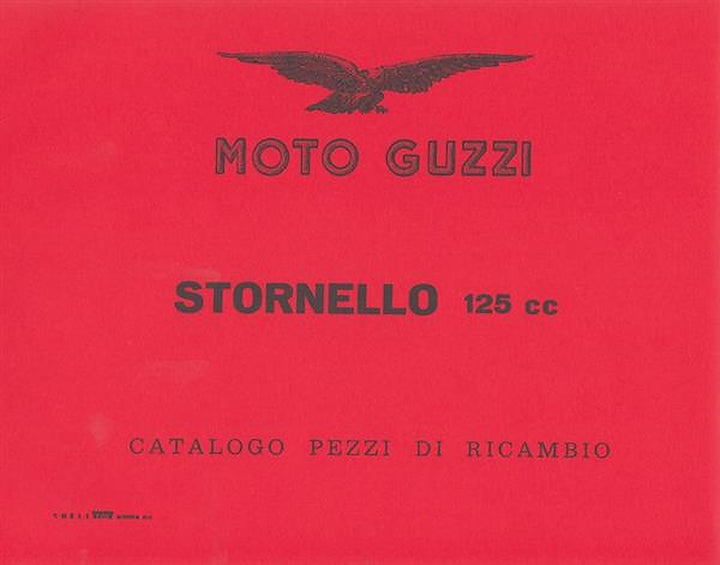Moto Guzzi Stornello 125 ccm, Catalogo pezzi di ricambio, Buchcover