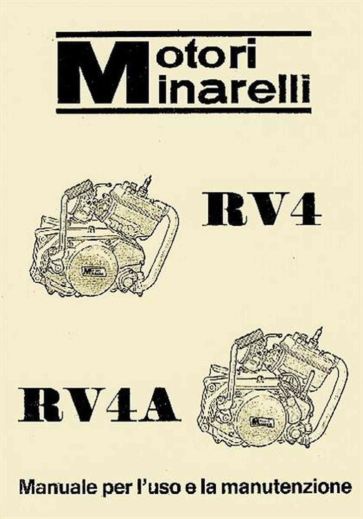 Moto Minarelli RV 4 und RV 4 A, Betriebs- und Reparaturanleitung, Buchcover