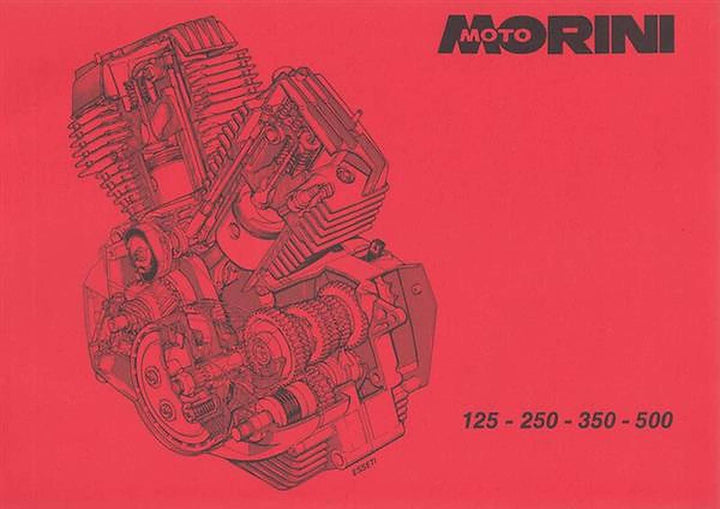 Moto Morini 125, 250, 350, 500, Maintenance and Operations Manual, Buchcover