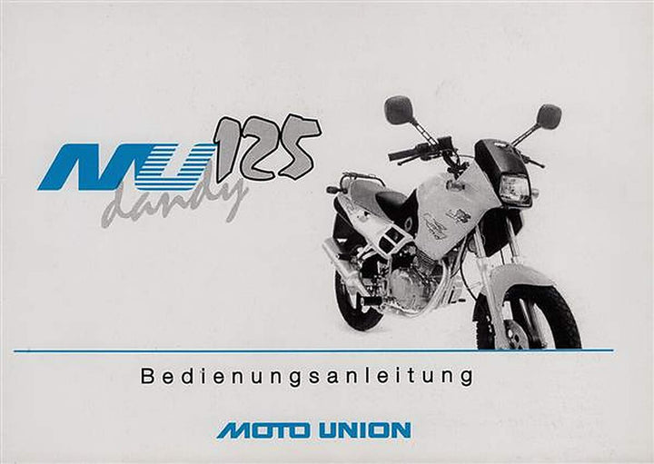 Moto Union Dandy 125 Betriebsanleitung, Buchcover