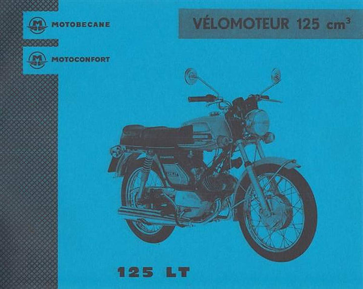 Motobecane Motoconfort Velomoteur 125 LT, Catalogue des pièces de Rechange, Buchcover
