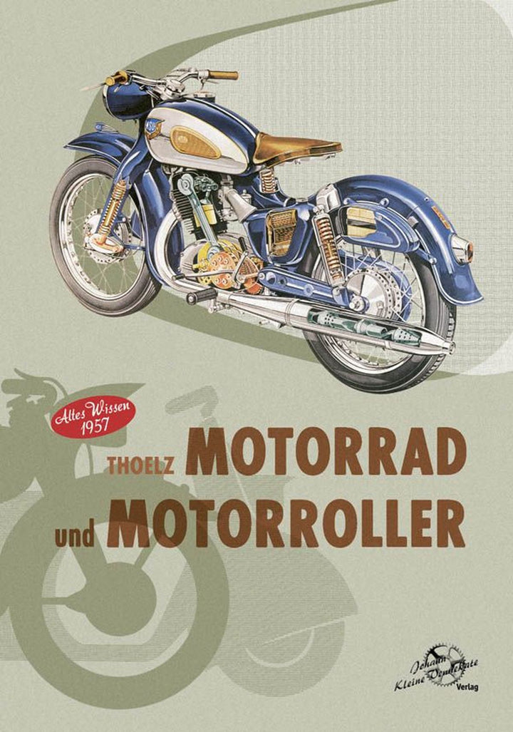 Motorrad und Motorroller - Altes Wissen aus 1957, Buchcover