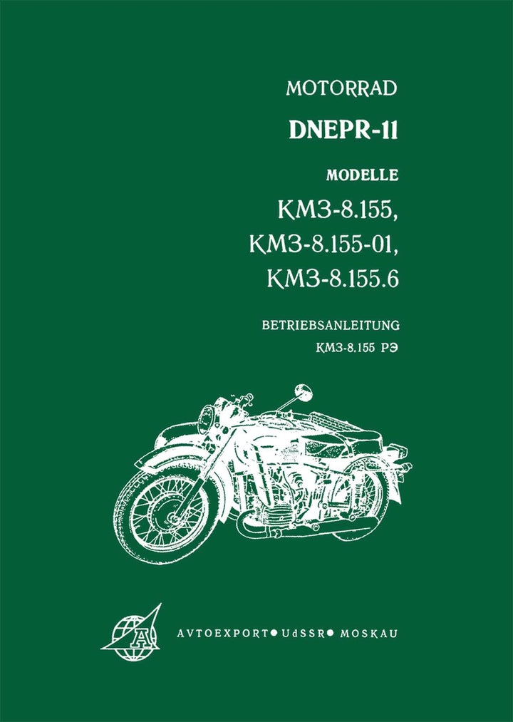 Dnepr MT11 Betriebsanleitung, Buchcover