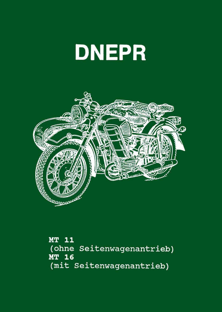 Dnepr MT11 und MT16 Betriebsanleitung, Buchcover