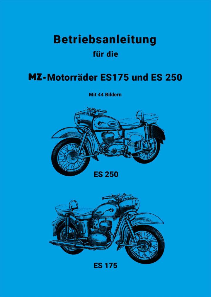 MZ ES175 und ES250 Betriebsanleitung, Buchcover