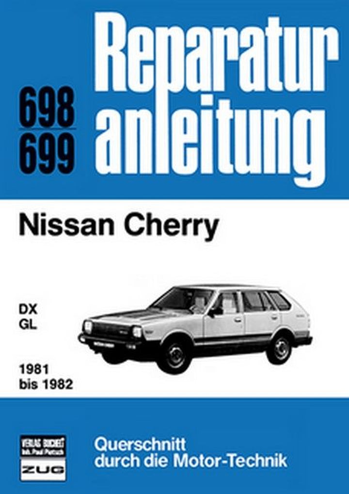 Nissan Cherry - Reparaturbuch, Buchcover