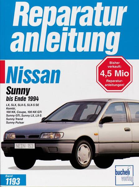 Nissan Sunny bis Ende 1994 - Reparaturbuch - gedrucktes Buch zum Bestpreis! - verwuester.net