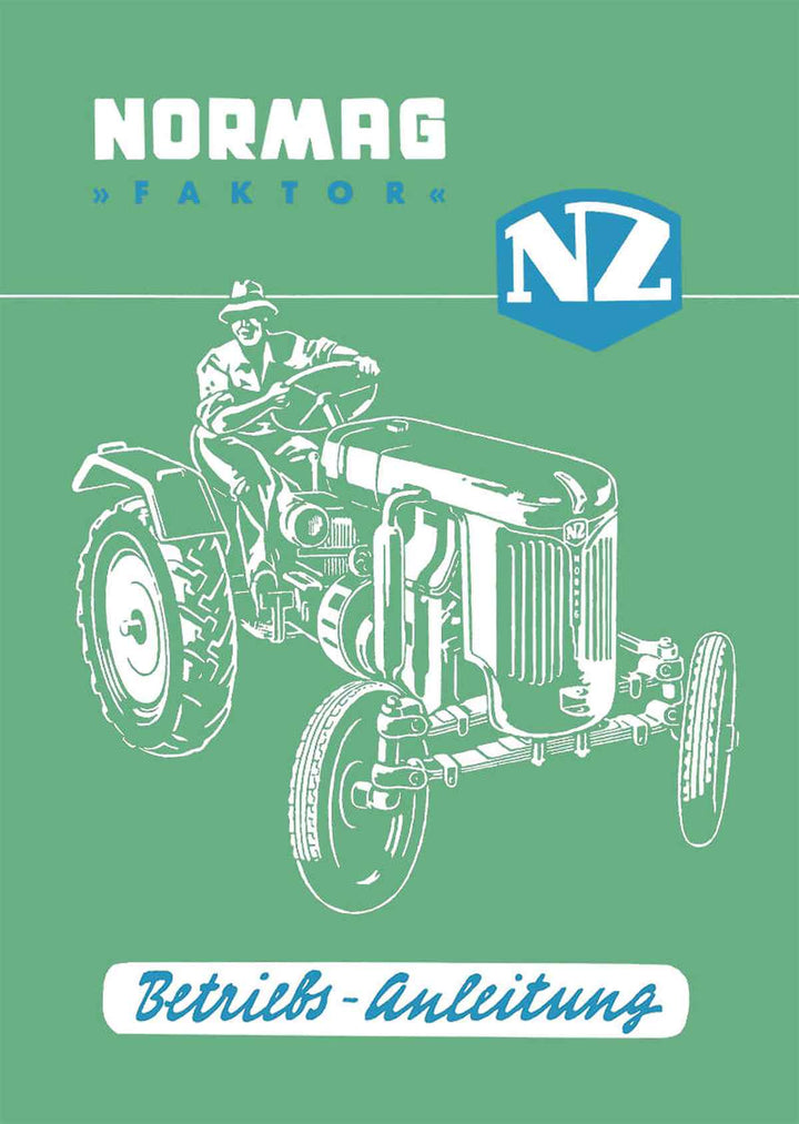 Normag Faktor Betriebsanleitung, Buchcover