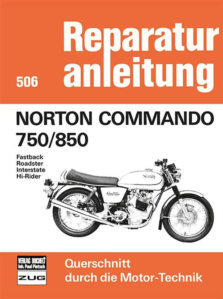 Norton Commando 750/850 - Reparaturbuch, Buchcover