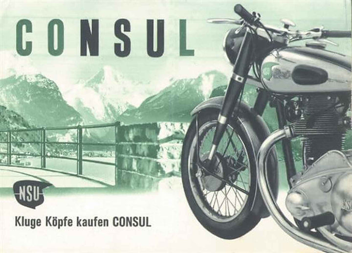 NSU Consul (später Konsul) Prospekt, Buchcover