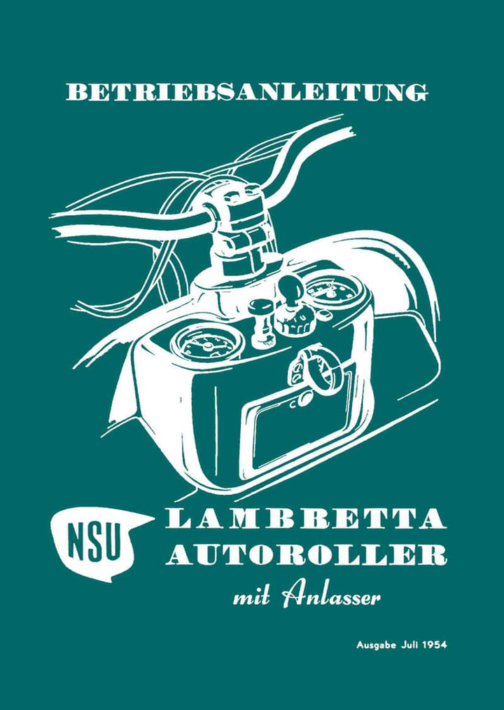 NSU Lambretta 125 Betriebsanleitung, Buchcover