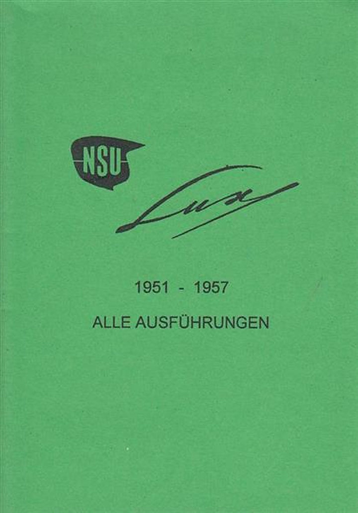 NSU Lux 1951 - 1957 alle Ausführungen, Buchcover