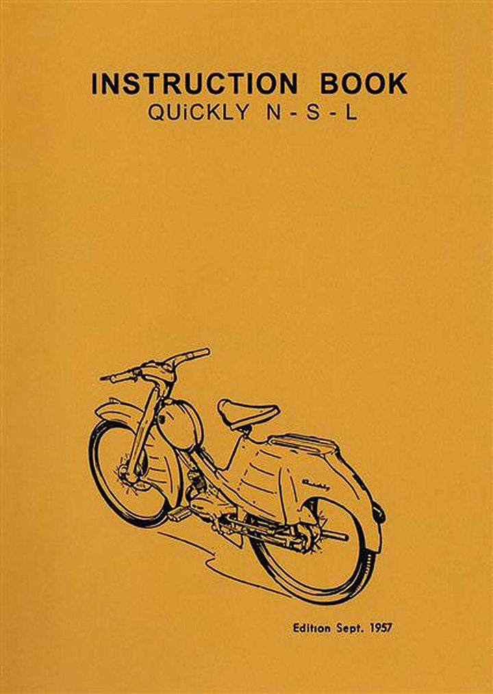 NSU Quickly N / S / L Instruction Book, Buchcover