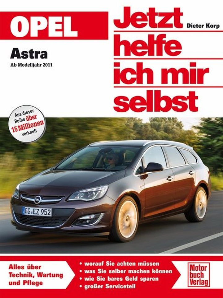 Opel Astra J ab Modelljahr 2011 Reparaturbuch, Buchcover