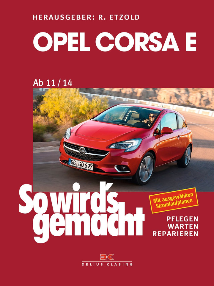 Opel Corsa E (2015–2018) - Reparaturbuch, Buchcover
