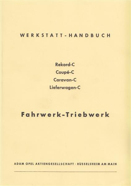 Opel Rekord C - gedrucktes Buch zum Bestpreis! - verwuester.net