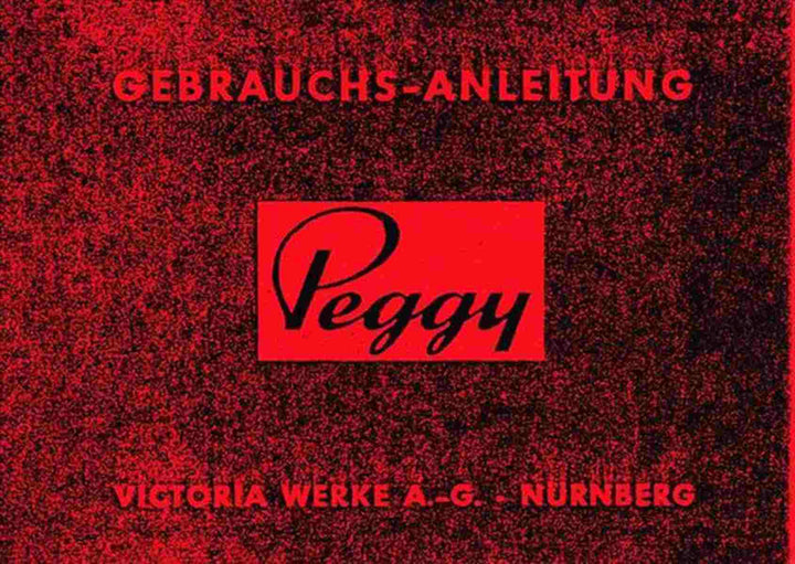 Victoria Peggy-Roller Betriebsanleitung, Buchcover