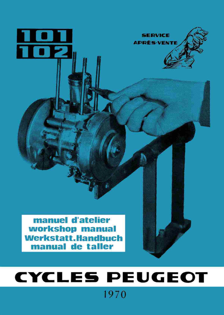Peugeot 101 - 102 Werkstatthandbuch, Buchcover