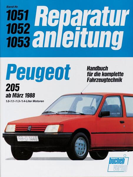 Peugeot 205 ab 9/1982 - Reparaturbuch - gedrucktes Buch zum Bestpreis! - verwuester.net