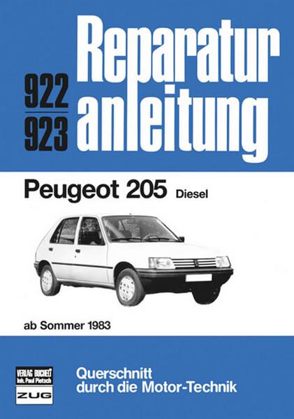 Peugeot 205 Diesel ab Sommer 1983 - Reparaturbuch - gedrucktes Buch zum Bestpreis! - verwuester.net