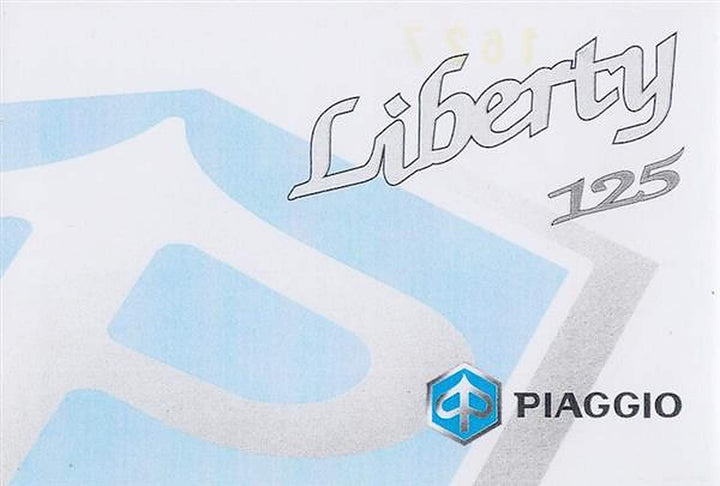 Piaggio Liberty 125, Betriebsanleitung, Buchcover