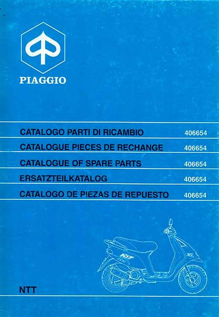 Piaggio NTT Mod. SAL 1T, 1995-1996 Ersatzteilkatalog, Buchcover