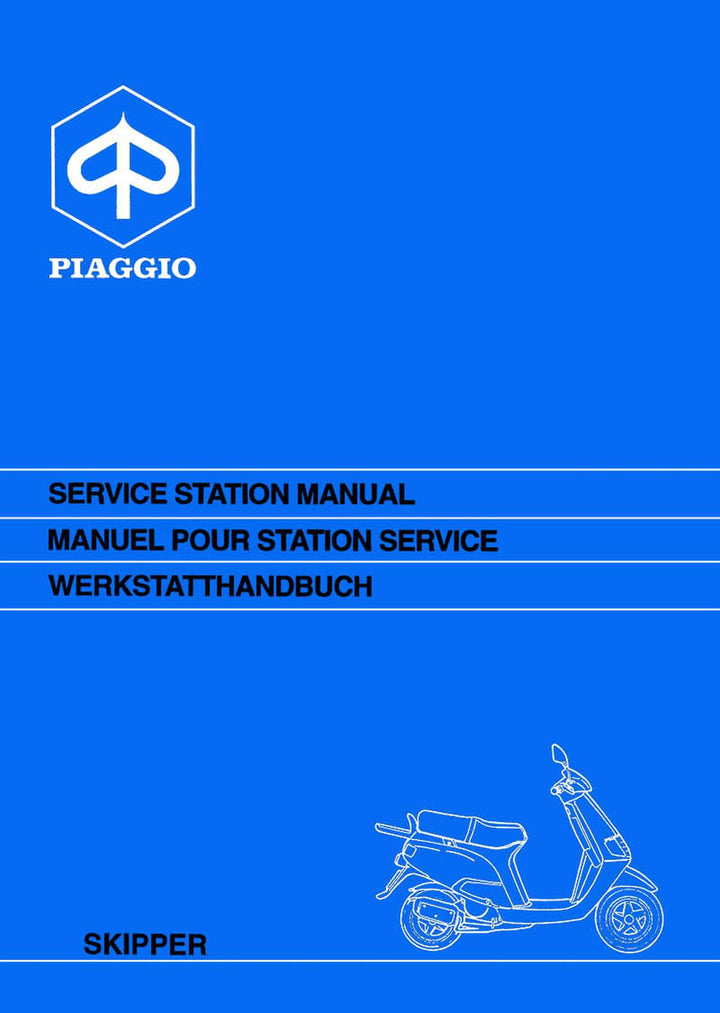 Piaggio Skipper Werkstatthandbuch, Buchcover
