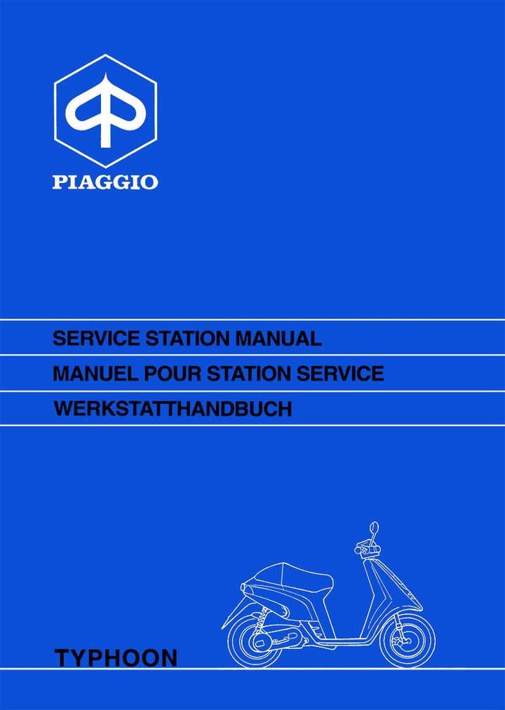 Piaggio Typhoon Werkstatthandbuch, Buchcover