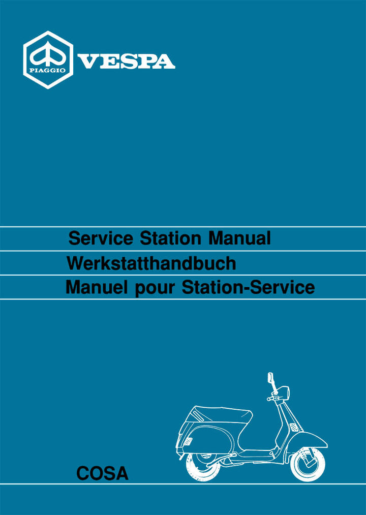 Piaggio Vespa Cosa Werkstatthandbuch - gedrucktes Buch zum Bestpreis! - verwuester.net