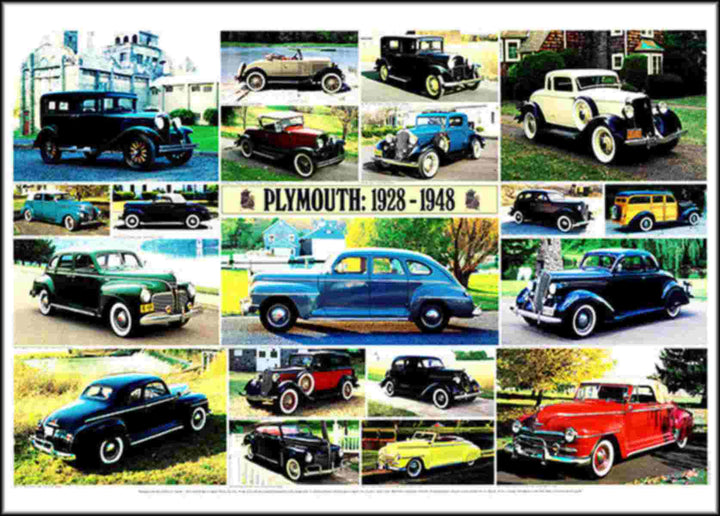 Plymouth 1928-1948 Poster, Poster-Motiv