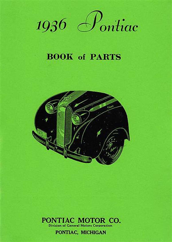 Pontiac 1936 - Book of Parts, Buchcover