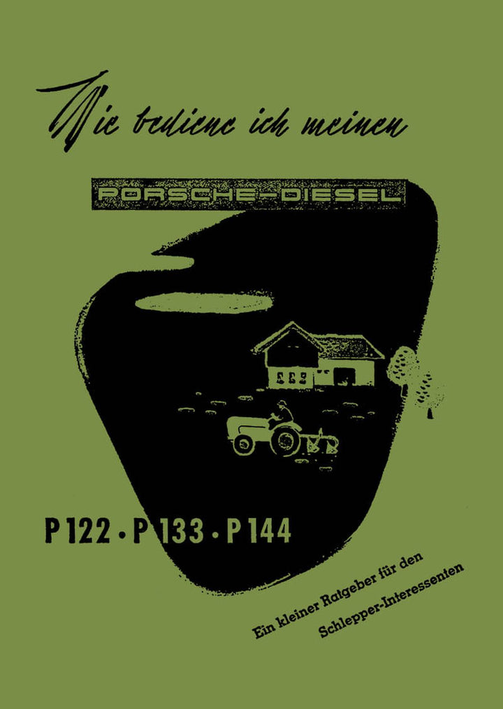 Porsche Diesel P122 P133 P144 Betriebsanleitung, Buchcover