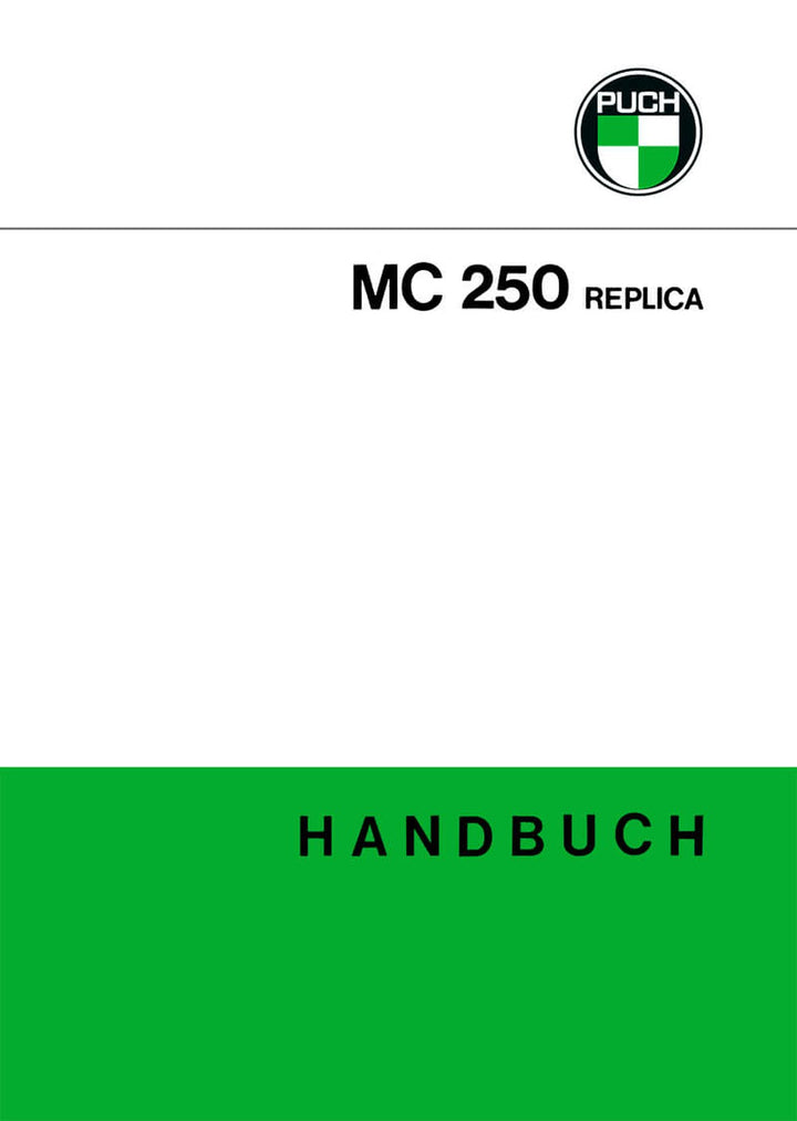 Puch MC 250 Replica Reparaturanleitung, Buchcover
